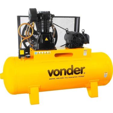 Imagem de Compressor De Ar Vdcsl 40-250 Trifásico -380V Vonder 220V