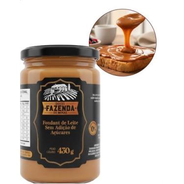 Imagem de Doce de Leite Zero Açucar Sem Glúten 430g Fazenda de Minas Fondant