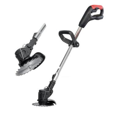 Imagem de Aparador Cortador de Grama Gramado Planta Portatil Cabo Ajustavel Sem 