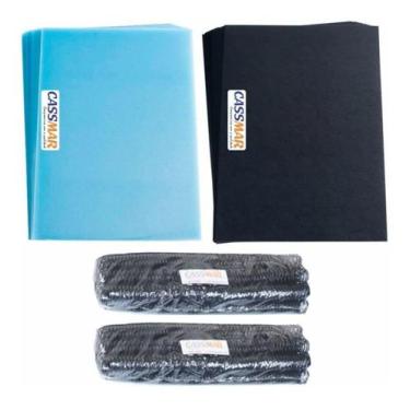 Imagem de Kit 400 Capas E 200 Espirais Preto - 07mm - Cassmar