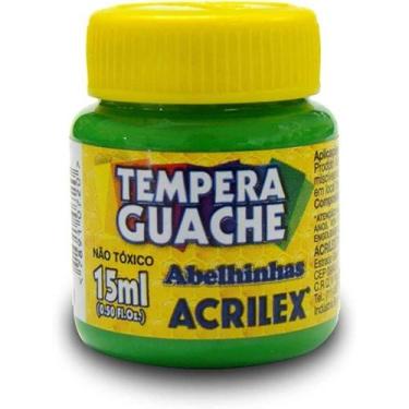 Imagem de Tinta Tempera Guache 15ml Verde 511 Acrilex Tinta Tempera Guache 15ml 