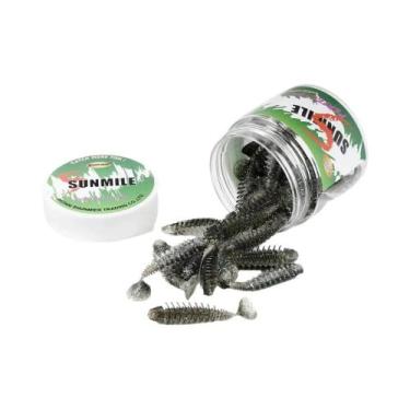 Imagem de Iscas De Pesca Artificiais SUNMILE De 4cm, 20 Peças, Iscas Macias Para