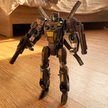 Imagem de Brinquedo Boneco Robô Guerreiro Herói Militar Com Acessórios - Genéric