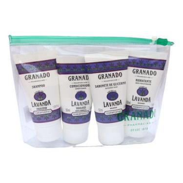 Imagem de Kit Granado Shampoo Condicionador Sabonete Hidratante 50ml