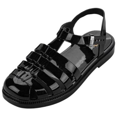 Imagem de Sandália Feminina Leveza Praticidade Segurança Lovely Zaxy, Preto, 36