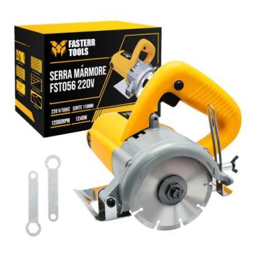 Imagem de Serra Mármore 4.3/8 110mm 1240W Fasterr Tools FST055, 220V