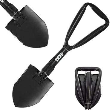 Imagem de Pá dobrável SOG Entrenching Tool F08-N, com bolsa de transporte, 46 cm, preto