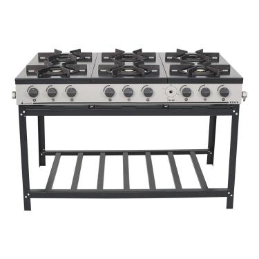 Imagem de Fogão Profissional 6 Bocas Venâncio Linha Bravo Br6b