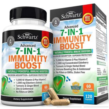 Imagem de Suplemento Bioschwartz Immune Support Com Zinco E Vitamina C D-Unissex