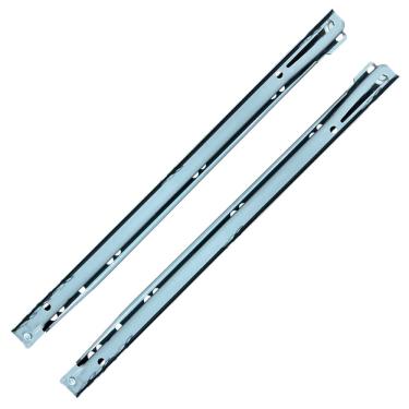 Imagem de Kit 02 Corrediça Metálica Teclado Cozinha Simples Trilho de Gaveta Oculta - Esse kit mo...