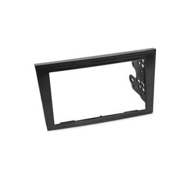 Imagem de Moldura Contra Frente Corsa Montana Meriva E Vectra 2 Din Preta Permak