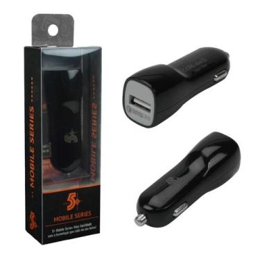 Imagem de Carregador Celular Smartphone Veicular Carro Turbo Fast Usb - 5+