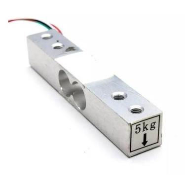 Imagem de Célula de Carga de Precisão 5KG para Arduino - Medição de Peso - OEM