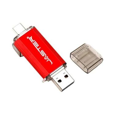 Imagem de Pen Drive USB JASTER OTG Tipo C 2 Em 1 Micro USB 128GB 64GB 32GB 16GB 