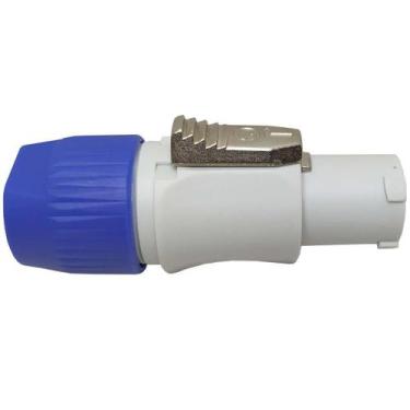 Imagem de Speakon Macho 4 Polos Azul E Cinza Santo Angelo
