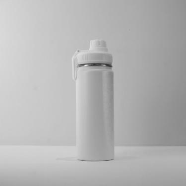 Imagem de Garrafa Térmica com Alça e Bico 570ML para Bebidas Quentes Ou Frias em Aço Inox Parede...