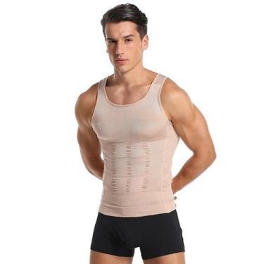 Imagem de Colete De Compressão Masculino Modelador Redutor De Barriga E Cintura 