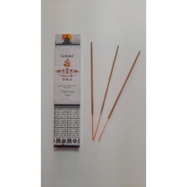 Imagem de Incenso goloka ayurvedic yoga, Branco