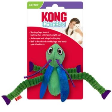 Imagem de Brinquedo Pelúcia Kong Crackles Grasshopper Gafanhoto Para Gatos