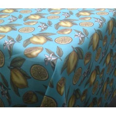 Imagem de Toalha de Mesa Quadrada Impermeavel 160X160 cm Limao - PIETRA