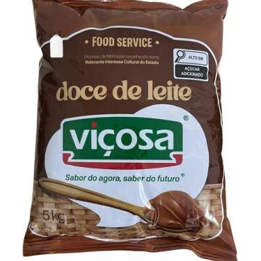 Imagem de Doce De Leite Cremoso Viçosa Tradicional Bag 5kg