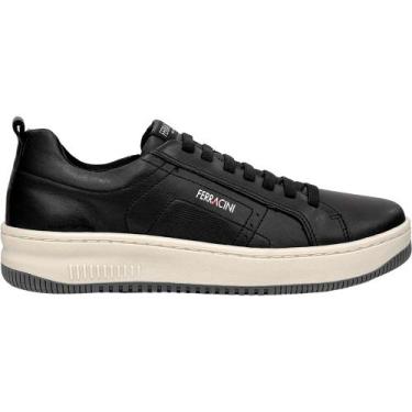 Imagem de Sapatênis de Couro Ferracini Blur 9261-713A Preto Masculino, 42