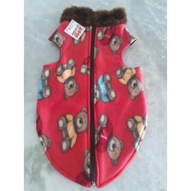 Imagem de Roupa Pet,  inverno, soft forrada em malha com zíper c/ proteção. Tama