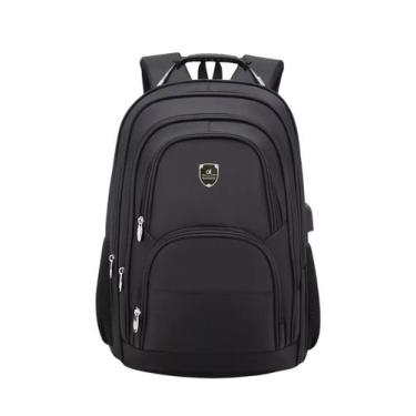 Imagem de Mochila Preta Unisex Motoqueiro Grande Notebook 811-23 - Lukas
