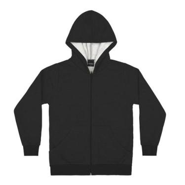 Imagem de Jaqueta Infantil Menino Casaco Inverno Com Capuz De Moletom - Rovitex 