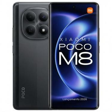 Imagem de Smartphone Xiaomi POCO M8 5G 256GB Preto 8GB RAM Dual SIM