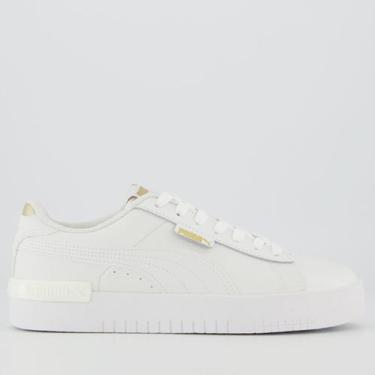 Imagem de Tênis Puma Jada Bdp Feminino Branco e Amarelo, 35