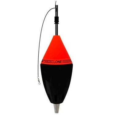 Imagem de Boia Cevadeira Jr Clone Preto (65g) - JR Pesca, Vermelho