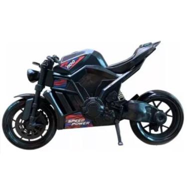 Imagem de Brinquedo Moto Speed Power Xplast 1100cc Grande 30cm Preto