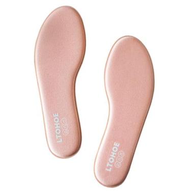 Imagem de Palmilhas de espuma viscoelástica LTOHOE 6 mm acolchoadas rosa tamanho