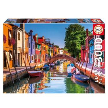 Imagem de Puzzle 3000 Peças Burano, Itália - Educa 20577