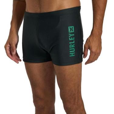 Imagem de Sunga Hurley Boxer Square SM26 Preto, Preto, P