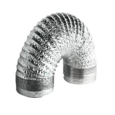 Imagem de Duto Aluminizado Flexível 125mm 5 Pol Exaustor Coifa 10M - GENERICA