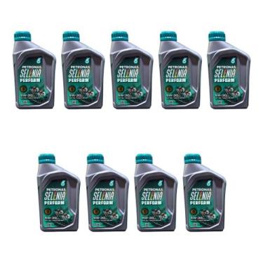 Imagem de Kit 9 L Óleo 5w30 API SP ACEA A5 B5 Sintéti Petronas Selenia