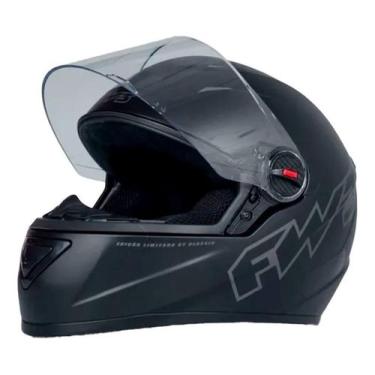 Imagem de Capacete Integral FW3 GT Classic Esportivo Preto Fosco Cor:Preto Fosco