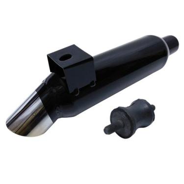 Imagem de Descarga Jk Preto Esportivo P/ Rebaixado Uno Corsa - SCAPSHOP