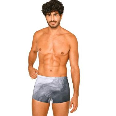 Imagem de Sunga Boxer Praia Estampada Adulto Lupo 28976-014, Petróleo, P