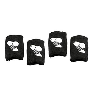 Imagem de F Fityle 2 pares de munhequeiras atléticas – Suporte para musculação Kettlebell protetor