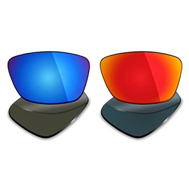 Imagem de 2 pares de lentes polarizadas de substituição para óculos de sol Oakley Conductor 6 – Opções