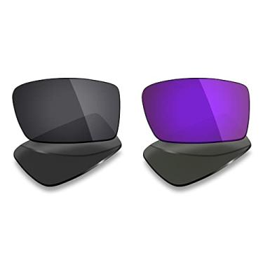 Imagem de 2 pares de lentes polarizadas de substituição da Mryok para óculos de sol Oakley Gascan – Opções