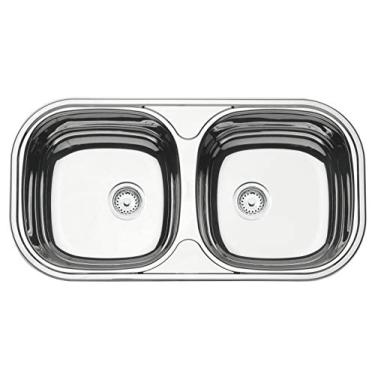 Imagem de Cuba em Aço Inox Alto Brilho 78X40cm, Tramontina, 94032207