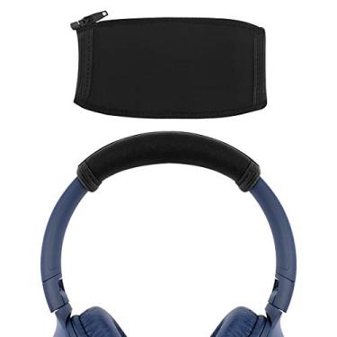 Imagem de Geekria Capa de tecido flexível compatível com JBL JR 300/ 300BT, T450BT/ T500BT/ T600BTNC, Tune 500/ 500BT/ 510BT/ 520/760NC, Everest 750/710/ 310 (preto)