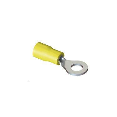 Imagem de Terminal Pré-Isolado Olhal Amarelo (4,0 A 6,0MM) Furo 4mm TP-6-4 - Intelli Intelli