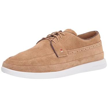 Imagem de Sperry Sapato masculino Gold Cup Cabo Boat Shoe Casual - Cinza, Camurça bege, 8