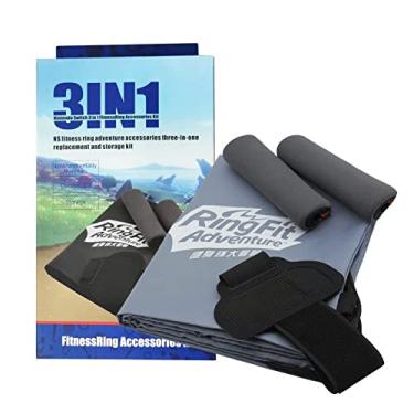 Imagem de Kit Para Nintendo Switch Ring Fit - Alça de Perna Mochila Alça Para Ring Fit Cinza