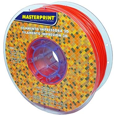 Imagem de Filamento 3D TPR (Borracha) Vermelho 2.85mm Rolo de 1Kg Masterprint Para Impressora 3D